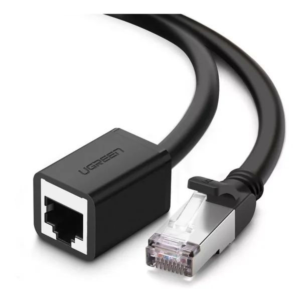 CABLE DE EXTENSION RJ 45 UGREEN CATEGORIA 6 Velocidad de 550 hz , banda ancha , cable de 2m .