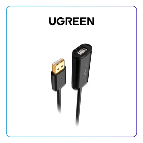 CABLE DE EXTENSION USB 2.0 ACTIVO UGREEN CON CHIP de  5 metros