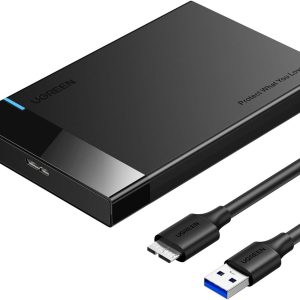 Case Ugreen para disco duro interno Sata 2.5" SSD/HDD USB 3.0 5Gbps (30848)